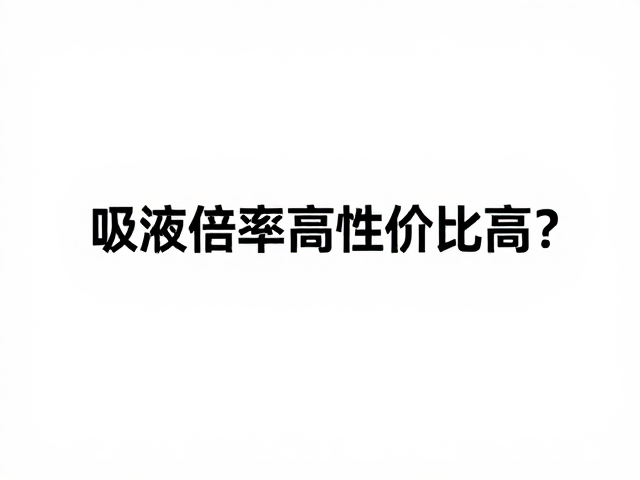 吸液倍率高性价比高?浸润灌装技术如何提升产品竞争力