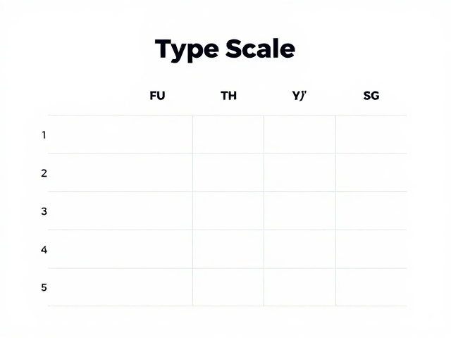 Type Scale字号层级计算器,带分栏线,便于团队协作