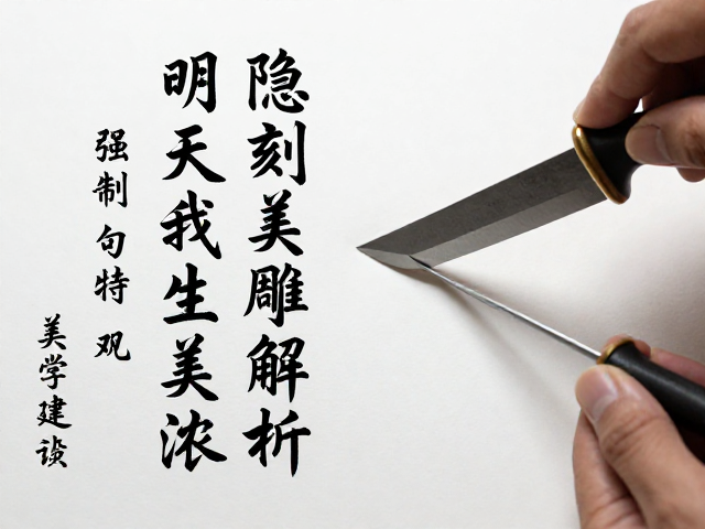 隐刻暗雕与阳刻区别,诗词书法中的刀法美学解析