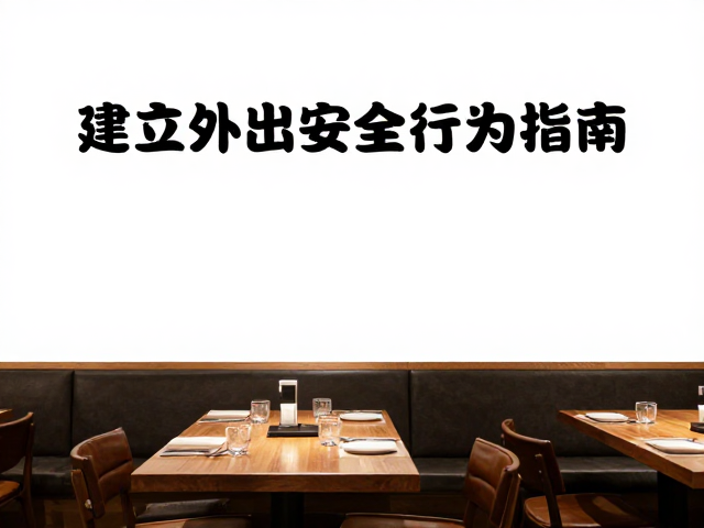 建立外出安全行为指南：可验证的预防策略