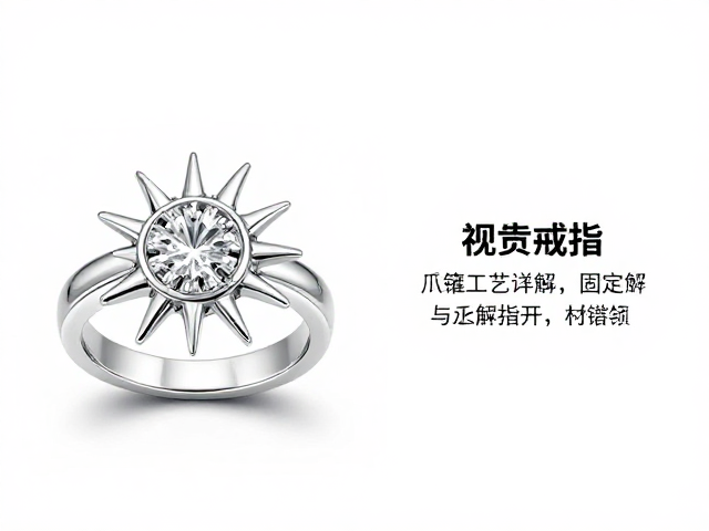 太阳戒指怎么选?爪镶工艺详解与选购指引