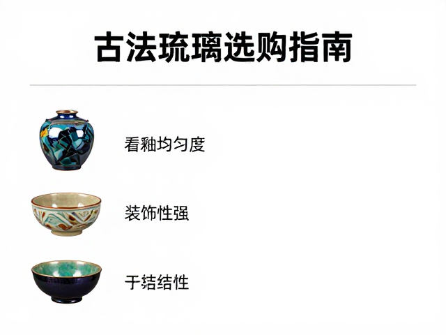 古法琉璃选购指南，看釉面均匀度，装饰性强于结构性