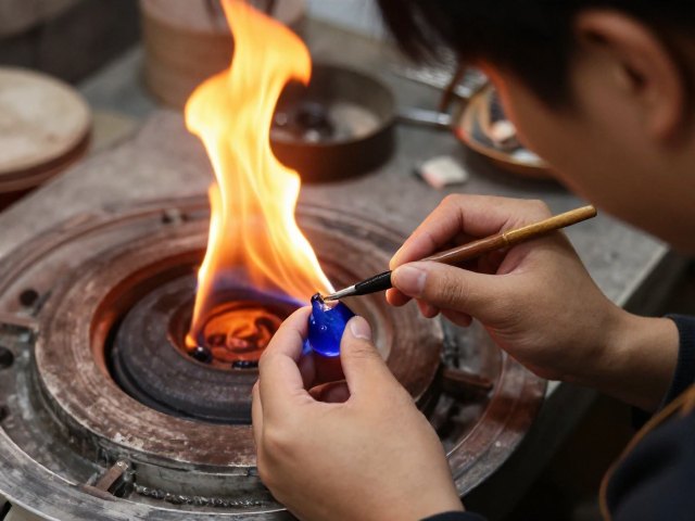 古法琉璃修复为何必须匹配原工艺？详解点蓝技艺的核心门道