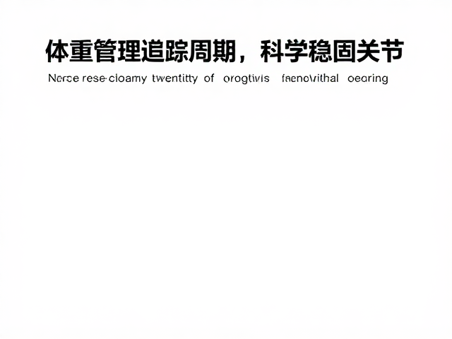 体重管理关节负担大?追踪恢复周期,科学稳固关节