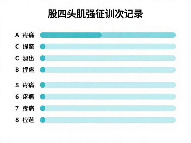 股四头肌强化训练与疼痛等级记录,日常防护指南