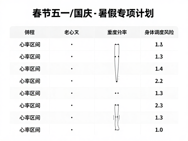 基于心率区间的运动强度调控策略