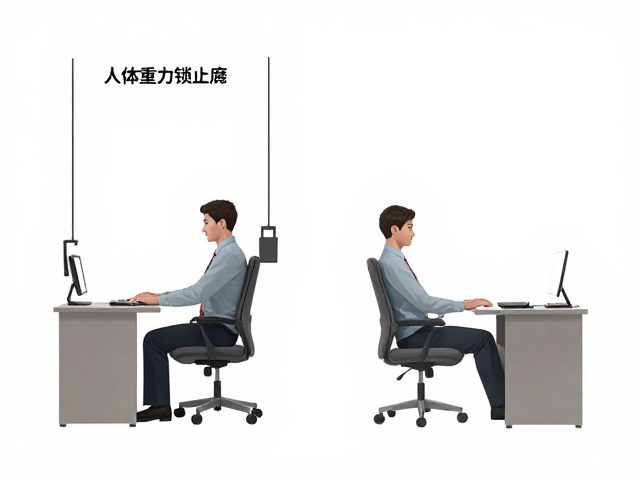 人体重力锁止原理，长时间办公锁定几种角度？