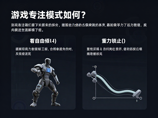 游戏专注模式如何工作？解析自由倾仰与重力锁止原理