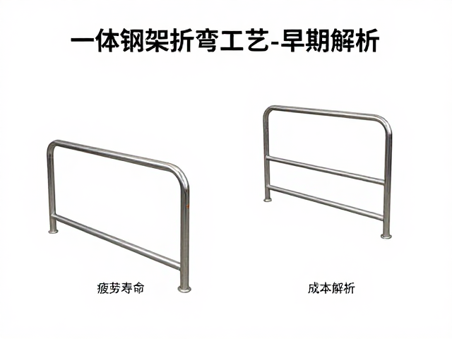 一体钢架折弯工艺对比早期焊接,扶手骨架强度与成本解析