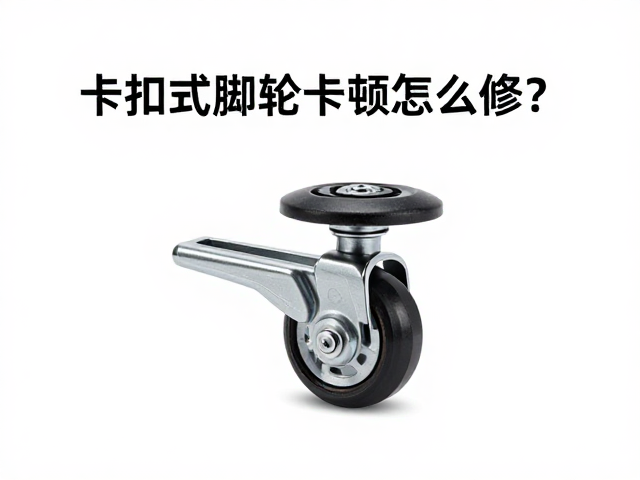 卡扣式脚轮卡顿怎么修?测试转动灵活性与刹车功能全攻略
