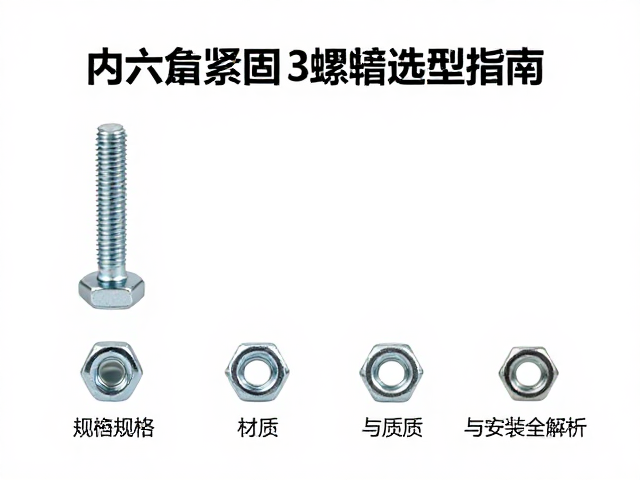 内六角圆柱紧固螺丝与螺母选型指南,规格、材质与安装全解析