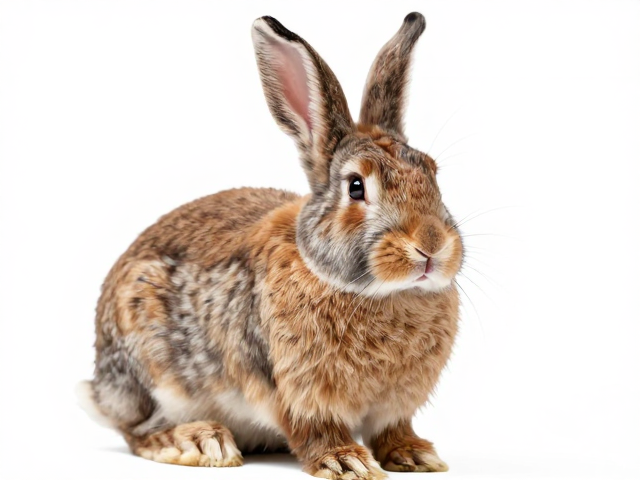 佛兰德巨兔，超大型兔中纯种个体如何突出眉骨特征？