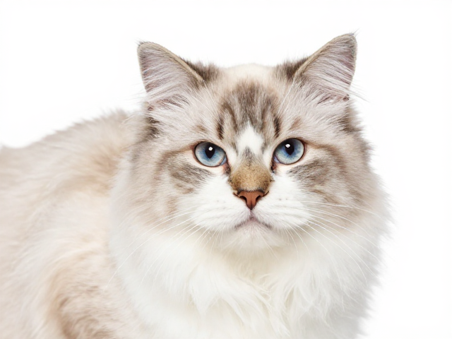 纯种长毛猫楔形头特征详解，品种识别与选购指南