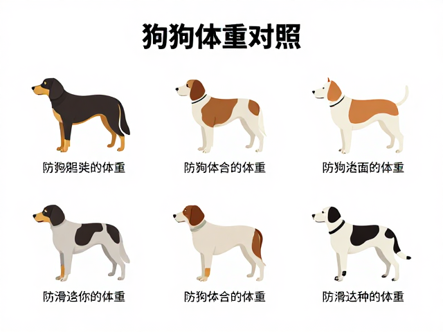 狗狗标准体重对照,防滑地面训练法,新手易上手指南