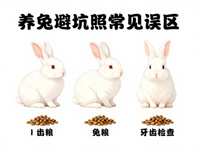 兔子标准体重对照，定量兔粮，牙齿检查，养兔避坑指南