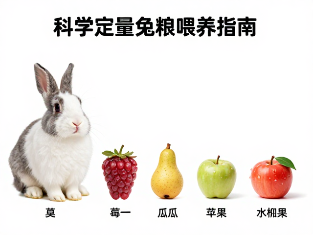 兔子标准体重对照,不可喂高糖水果,科学定量兔粮喂养指南