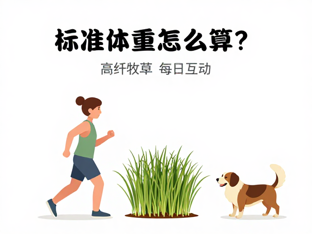 标准体重怎么算？高纤牧草，每日互动，养出健康粘人宠物