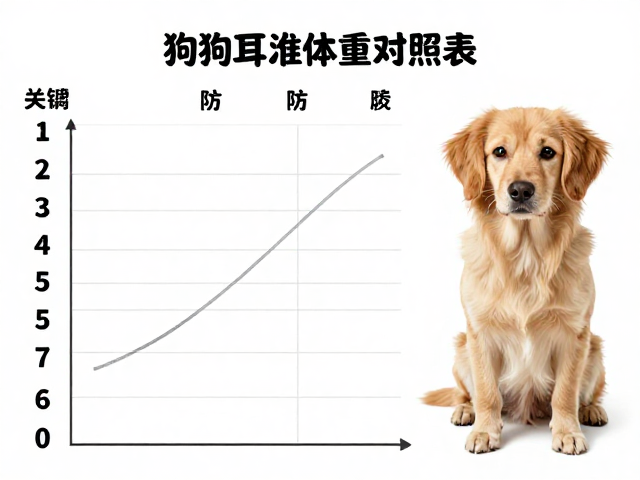 狗狗标准体重对照表，防滑地面保护关节，耳部清洁防发炎