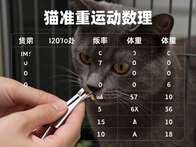 室内笼养猫标准体重参考，指甲修剪频率与护理指南