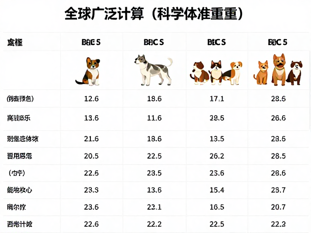 全球广泛分布的活泼好动宠物，如何科学计算标准体重？