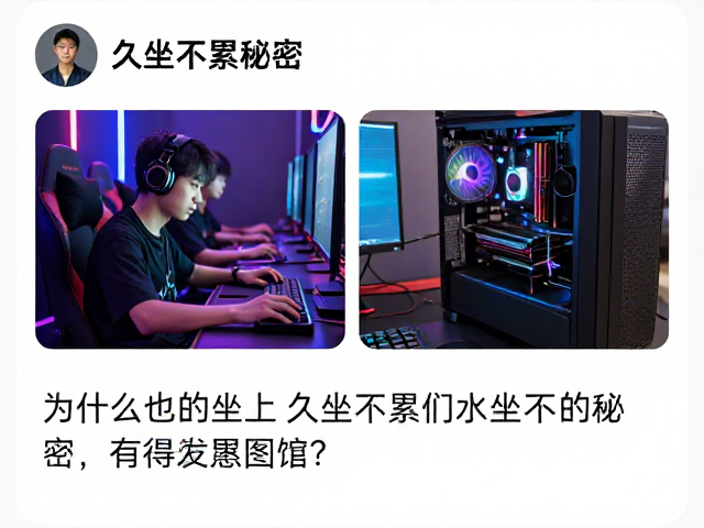 电竞爱好者真实反馈，游戏主播久坐不累的秘密