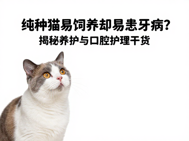 纯种猫易饲养却易患牙病?揭秘养护与口腔护理干货