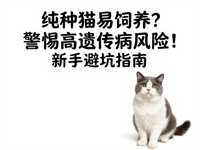 纯种猫易饲养?警惕高遗传病风险!新手避坑指南