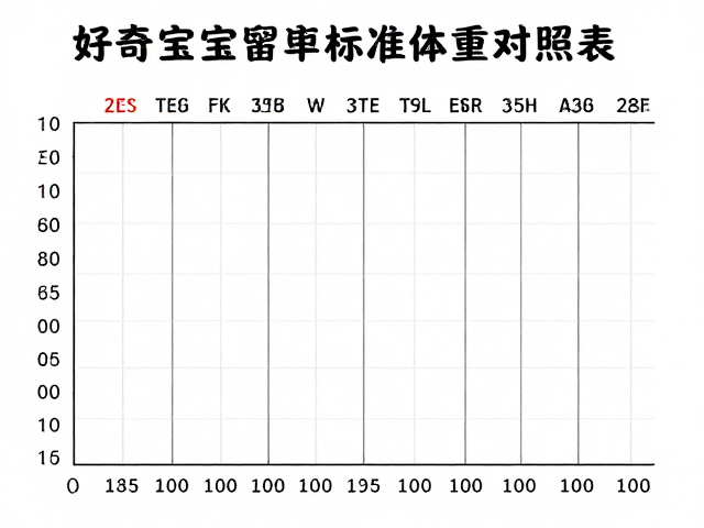 好奇宝宝标准体重对照表,揭秘不可喂食的人类零食黑名单