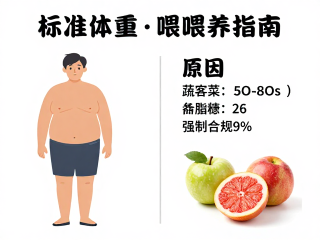 标准体重温顺亲人,适量蔬果喂养指南