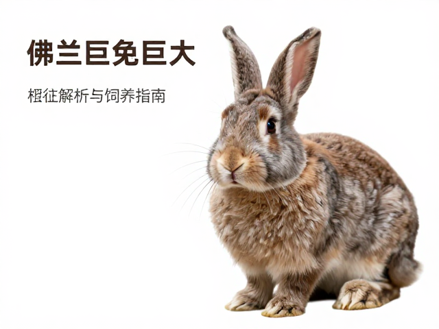 佛兰德巨兔有多大?纯种超大型兔宽额宽脸特征解析与饲养指南