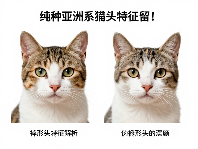 纯种亚洲系猫楔形头特征解析，颜值与品相鉴定指南