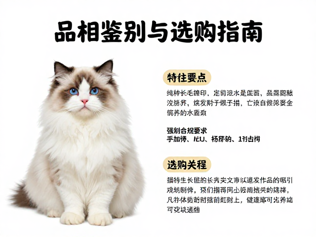 纯种长毛猫楔形头特征解析,品相鉴别与选购指南