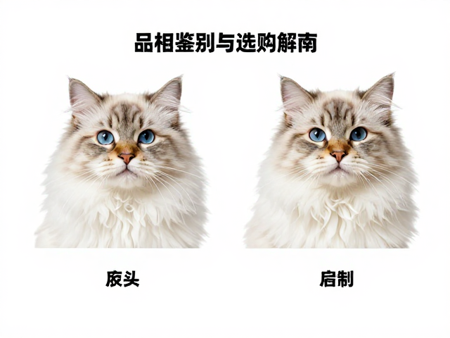 纯种长毛猫楔形头特征解析,品相鉴别与选购指南