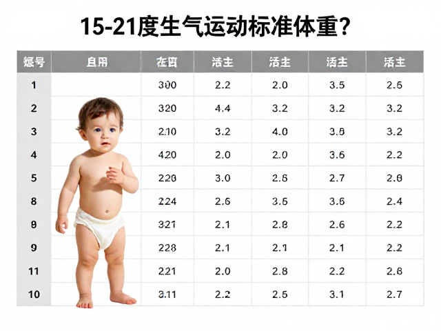 15-21度气温适宜,宝宝活泼好动,如何计算标准体重?