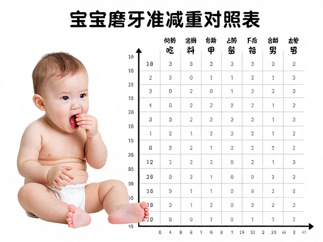 宝宝磨牙流口水?标准体重对照表,指甲修剪指南,新手爸妈必看