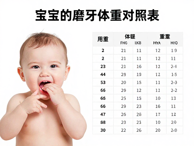 宝宝磨牙流口水?标准体重对照表,指甲修剪指南,新手爸妈必看
