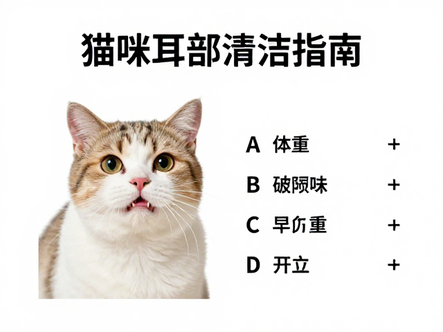 猫咪耳部清洁指南,结合活泼好动特性,科学计算标准体重