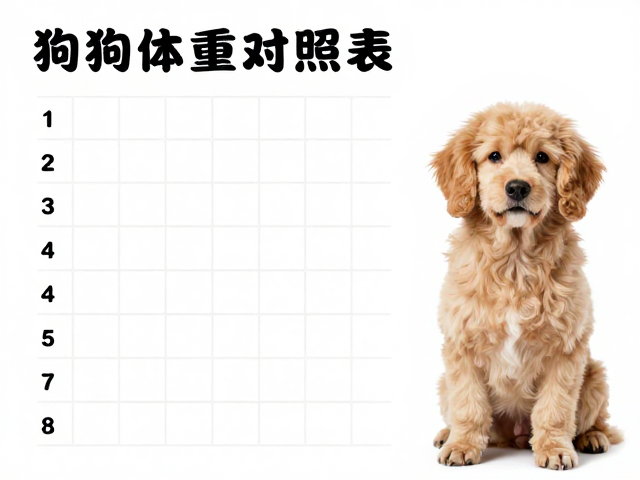 狗狗标准体重对照表,每日毛发梳理,高互动陪伴指南