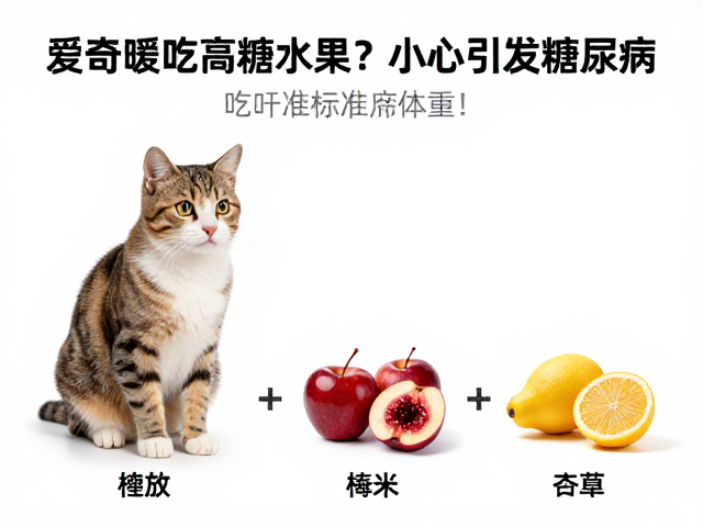 猫标准体重对照，好奇心强爱吃高糖水果？小心引发糖尿病！