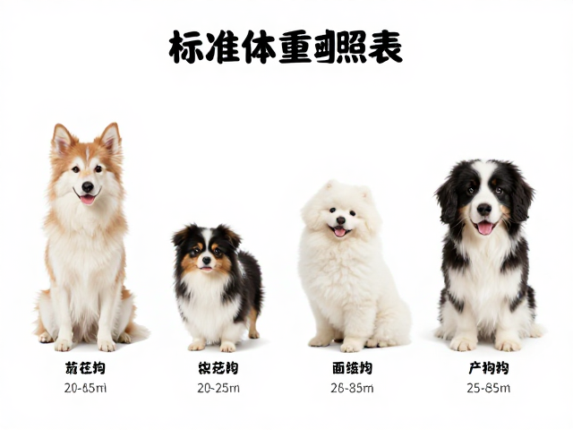 狗狗标准体重对照表，活泼好动毛孩日常毛发梳理指南