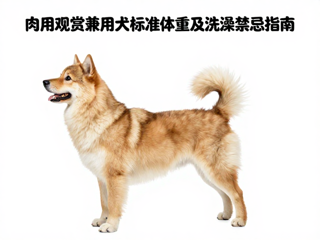 肉用观赏兼用犬标准体重及洗澡禁忌指南