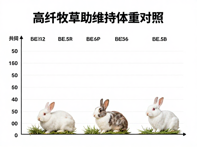 室内笼养兔标准体重对照,高纤牧草助维持健康体态