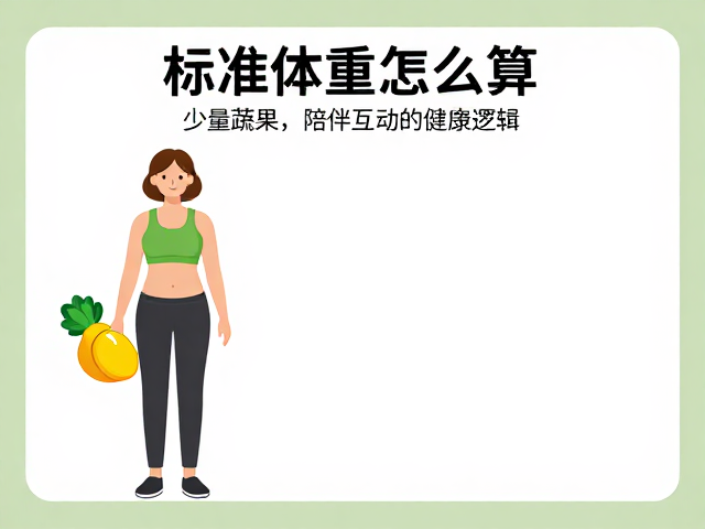 标准体重怎么算?少量蔬果,陪伴互动的健康秘诀