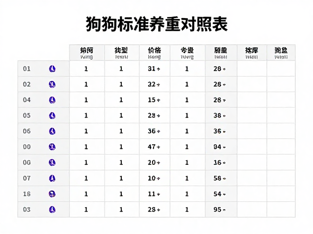狗狗标准体重对照表,防滑地面护理与少洗澡的科学养宠指南