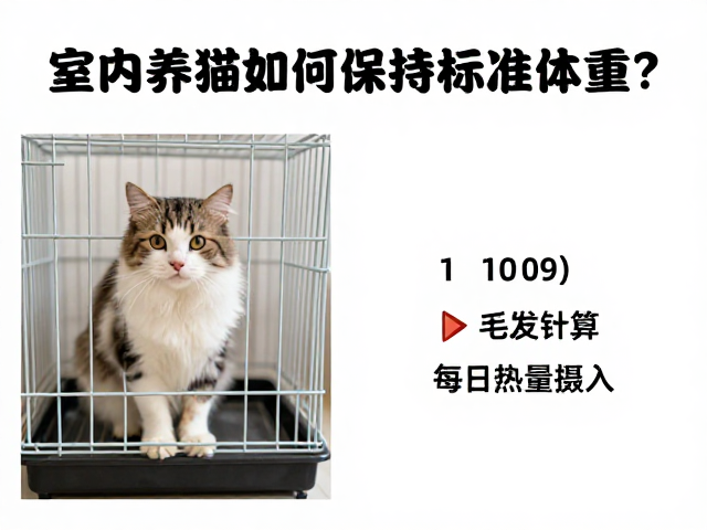室内笼养猫如何保持标准体重?毛发梳理与饮食全攻略