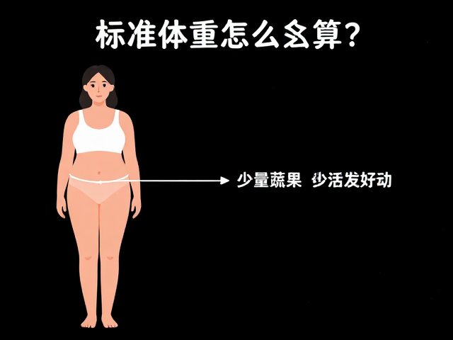 标准体重怎么算?少量蔬果,活泼好动,轻松养成健康好身材