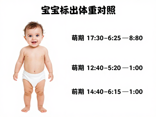 宝宝标准体重对照,不可忽视牙齿生长,耳部清洁全攻略