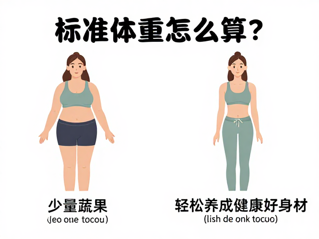 标准体重怎么算?少量蔬果,活泼好动,轻松养成健康好身材