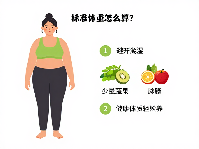 标准体重怎么算?避开潮湿,少量蔬果,健康体质轻松养