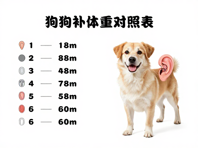 狗狗标准体重对照表，耳部清洁与防潮护理指南